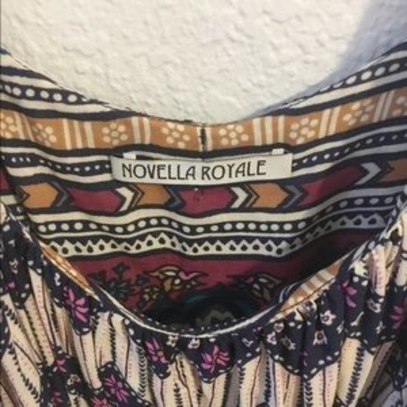 Novella Royals Rita Plum Tangier Dress NWT - Picture 4 of 4